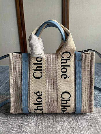 Chloé Small Woody Tote Bag With Strap 01 Size 26.5 x 20 x 8 cm