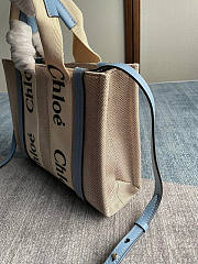 Chloé Small Woody Tote Bag With Strap 01 Size 26.5 x 20 x 8 cm - 3