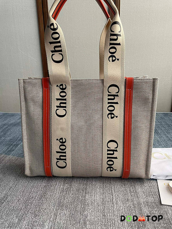 Chloé Medium Woody Tote Bag 02 Size 37 x 26 x 12 cm - 1