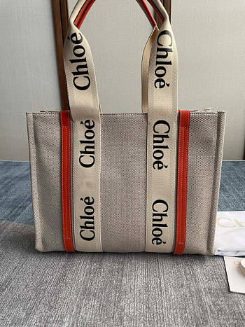 Chloé Medium Woody Tote Bag 02 Size 37 x 26 x 12 cm