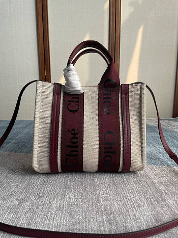 Chloé Small Woody Tote Bag With Strap 03 Size 26.5 x 20 x 8 cm