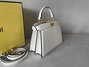 Fendi Peekaboo ISeeU Bag White Size 11 x 20 x 15 cm - 4