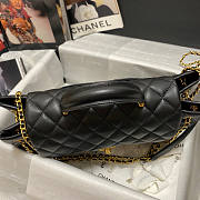 Chanel Flap Bag Black 01 Size 30 x 18 x 10 cm - 3