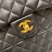 Chanel Flap Bag Black 01 Size 30 x 18 x 10 cm - 6