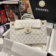 Chanel Flap Bag White 01 Size 30 x 18 x 10 cm - 1