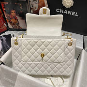 Chanel Flap Bag White 01 Size 30 x 18 x 10 cm - 5