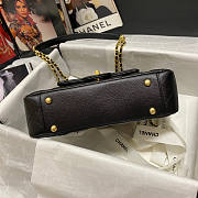 Chanel Flap Bag Black 01 Size 23 x 15 x 17 cm - 4