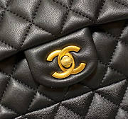 Chanel Flap Bag Black 01 Size 23 x 15 x 17 cm - 3