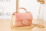 Chanel Handle Bag Pink Size 20 x 9 x 13 cm - 4