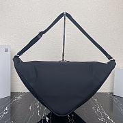 Prada Canvas Triangle Bag Black Size 60 x 25.5 x 28 cm - 2