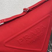 Prada Canvas Triangle Bag Red Size 60 x 25.5 x 28 cm - 2