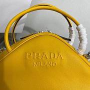Prada Triangle Bowling Bag Yellow Size 25 x 14.5 x 11 cm - 2