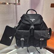 Prada Saffiano Leather Black Backpack Size 30 x 32 x 15 cm - 1