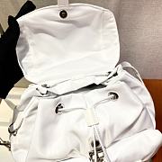 Prada Saffiano Leather White Backpack Size 30 x 32 x 15 cm - 5