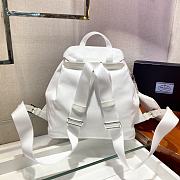 Prada Saffiano Leather White Backpack Size 30 x 32 x 15 cm - 2