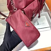 Prada Saffiano Leather Red Backpack Size 30 x 32 x 15 cm - 5
