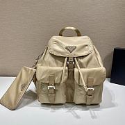 Prada Saffiano Leather Beige Backpack Size 30 x 32 x 15 cm - 1