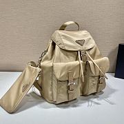 Prada Saffiano Leather Beige Backpack Size 30 x 32 x 15 cm - 4