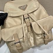 Prada Saffiano Leather Beige Backpack Size 30 x 32 x 15 cm - 3
