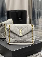 YSL Loulou Cotton Bag 577476 Size 29 × 17 × 11 cm - 1