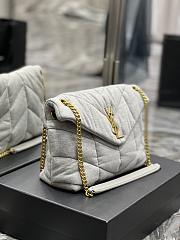 YSL Loulou Cotton Bag 577476 Size 29 × 17 × 11 cm - 2
