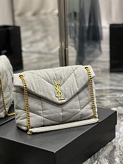 YSL Loulou Cotton Bag 577476 Size 29 × 17 × 11 cm - 4