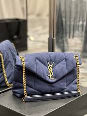 YSL Loulou Blue Bag 577476 Size 29 × 17 × 11 cm - 5