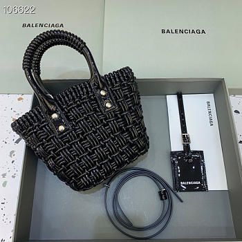 Balenciaga Basket Bag 8 Black Size 16 x 15 x 9 cm