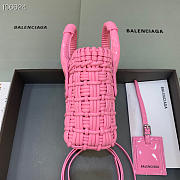 Balenciaga Basket Bag 8 Pink Size 16 x 15 x 9 cm - 6