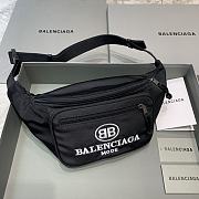 Balenciaga Canvas Chest Bag Waist Bag 8 04 Size 31 x 7 x 15 cm - 1