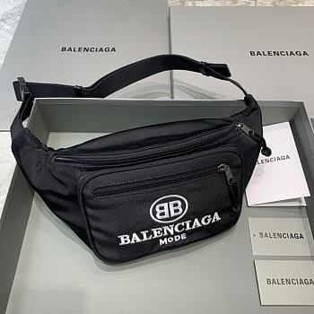Balenciaga Canvas Chest Bag Waist Bag 8 04 Size 31 x 7 x 15 cm