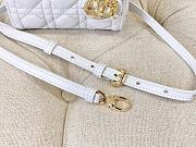 Dior Lady Mini White Size 12 × 10 × 5 cm - 6