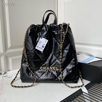 Chanel Backpack Black Size 51 x 40 x 9 cm 