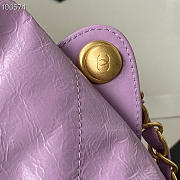 Chanel Backpack Purple Size 51 x 40 x 9 cm - 2
