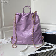 Chanel Backpack Purple Size 51 x 40 x 9 cm - 3