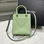Prada Small Tote Bag Green Size 17 x 19 x 6 cm - 1