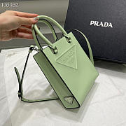 Prada Small Tote Bag Green Size 17 x 19 x 6 cm - 3
