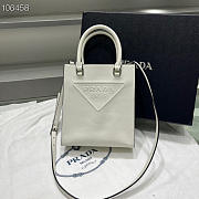 Prada Small Tote Bag White Size 17 x 19 x 6 cm - 1