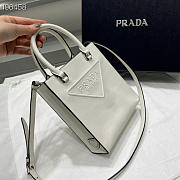 Prada Small Tote Bag White Size 17 x 19 x 6 cm - 5