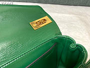 Valentino Chain Lambskin Tofu Bag Green Size 19 x 14 x 11 cm - 6