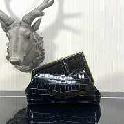 Fendi First Small Black Crocodile 26 × 9.5 × 18 cm - 5