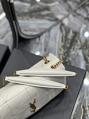 YSL Chain Bag White 515821 Size 25 x 15 x 7.5 cm - 5