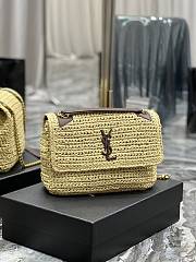 YSL Niki Woven Bag 633158 Size 28 × 20.5 × 8.5 cm - 4