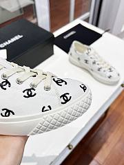 Chanel Sneakers White/Black - 6