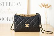 Chanel Flap Bag Black AS3241 Size 15 x 23 x 7 cm - 1