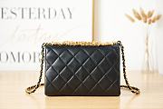 Chanel Flap Bag Black AS3241 Size 15 x 23 x 7 cm - 5