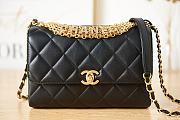 Chanel Flap Bag Black AS3241 Size 15 x 23 x 7 cm - 6
