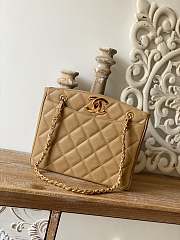 Chanel Shopping Bag Beige Size 28 x 9 x 23 cm  - 1