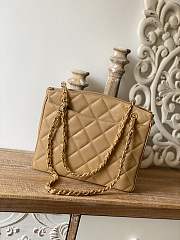 Chanel Shopping Bag Beige Size 28 x 9 x 23 cm  - 2