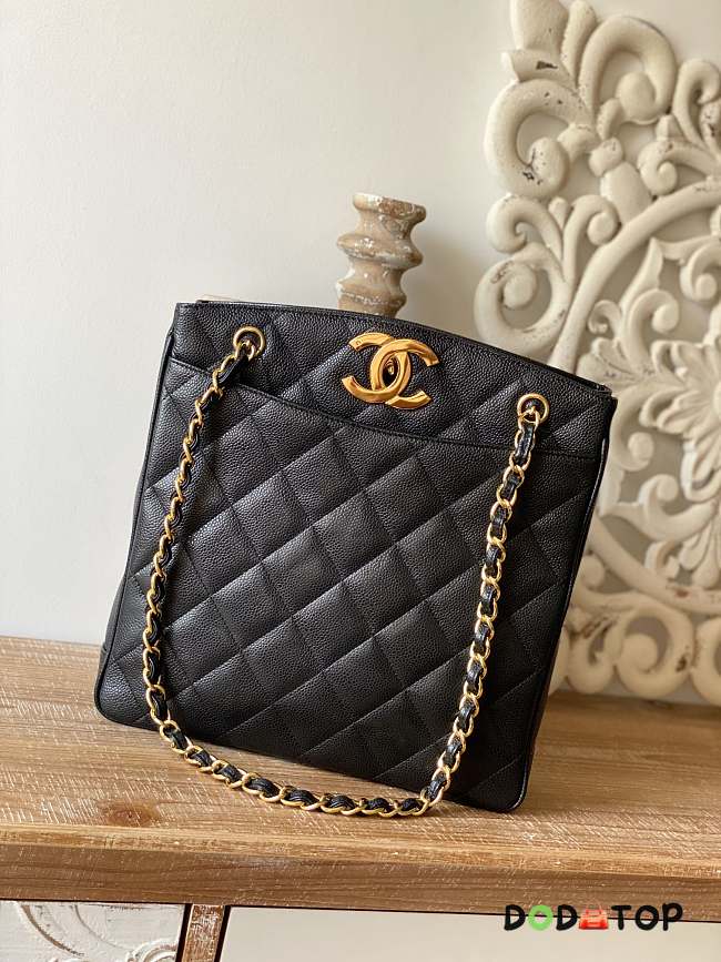 Chanel Shopping Bag Black Size 28 x 9 x 30 cm - 1